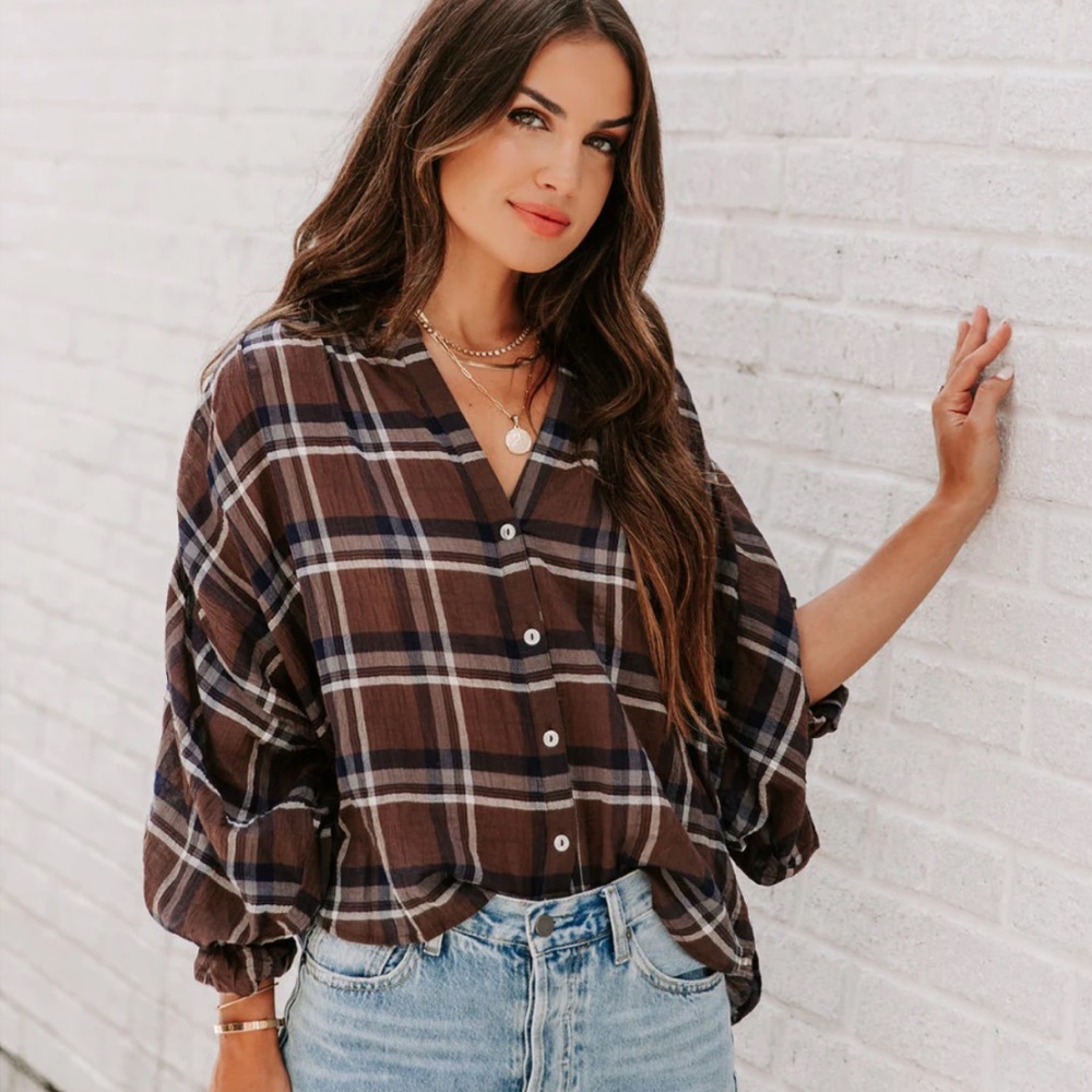 Plaid Button Down - Picture 2 of 7